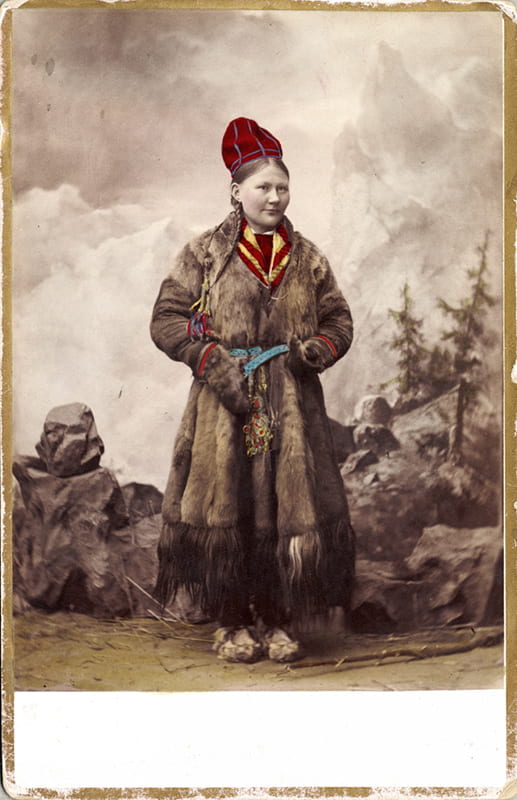 traditional Saami reindeer coat